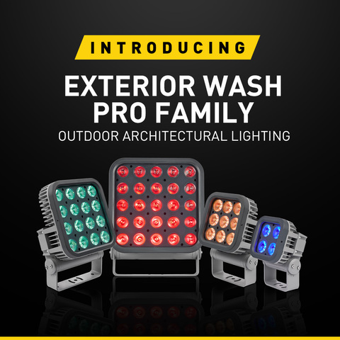 Martin Professional Introduces Versatile Exterior Wash Pro Family: Creativity Uncompromised by Harsh Conditions